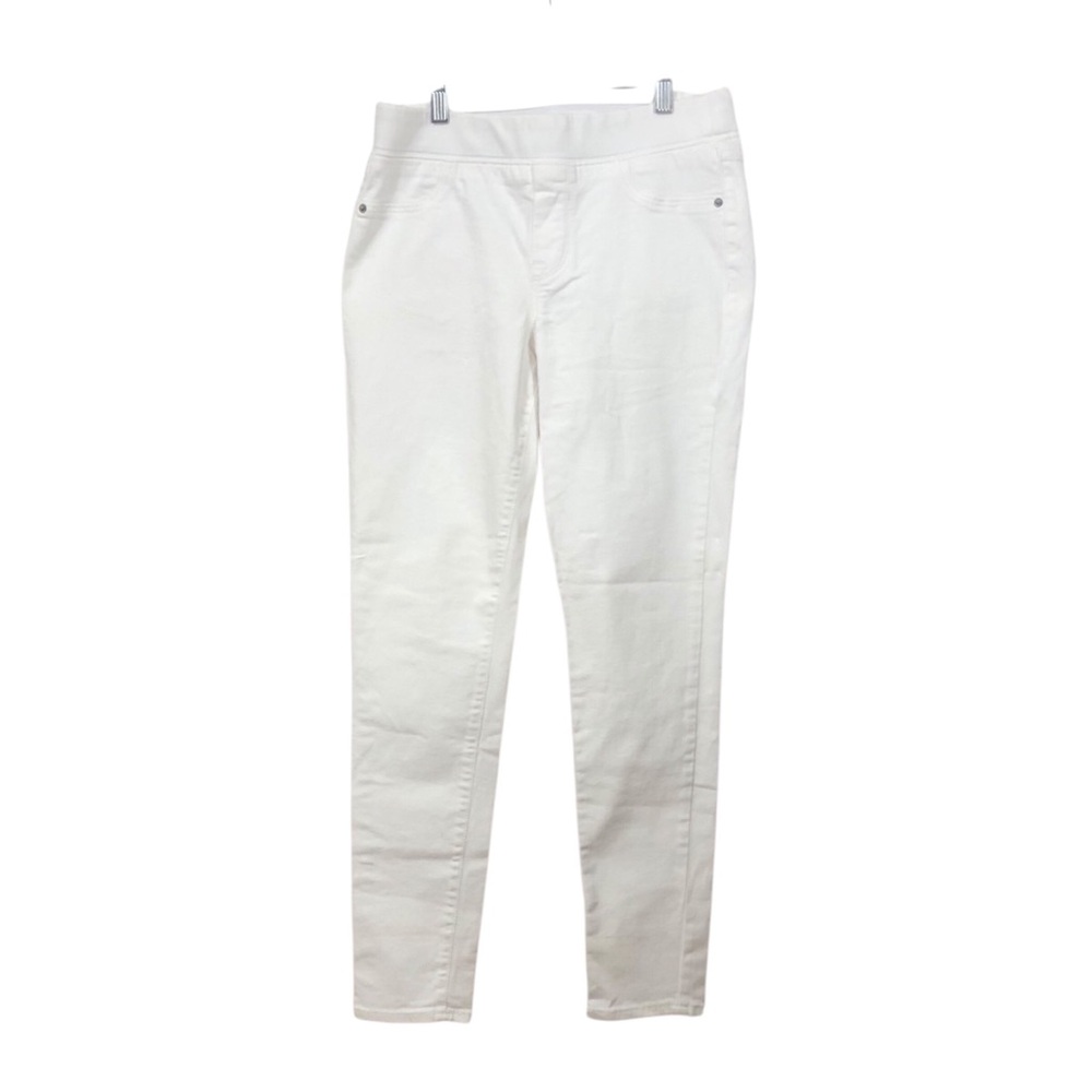 NEW OLD NAVY Women’s White Jeans size 8 Rockstar Jeggings Cotton Spandex comfy